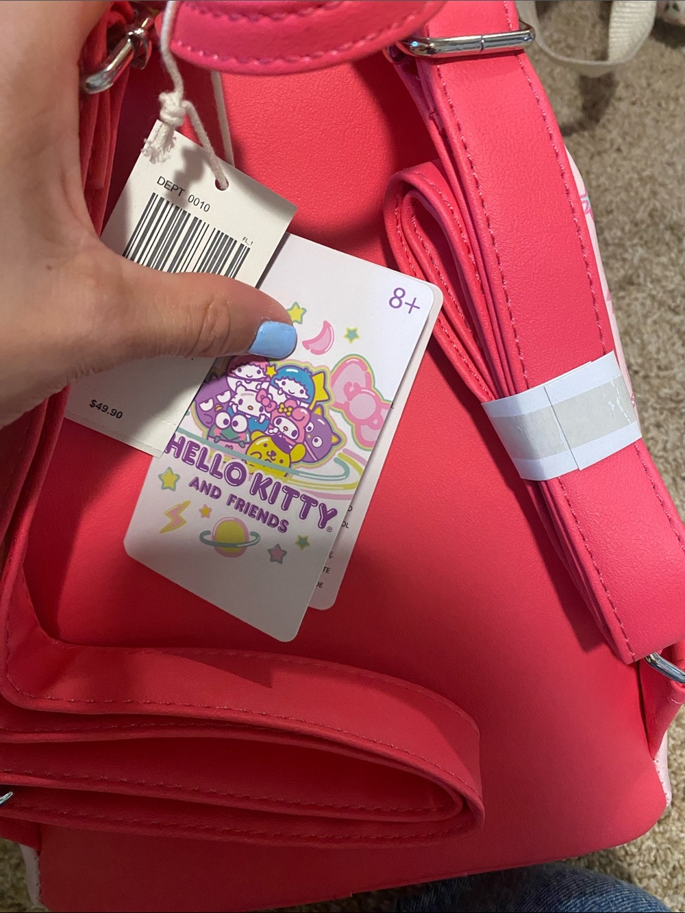 Hello Kitty Pink Mini Backpack - Picture 5 of 7